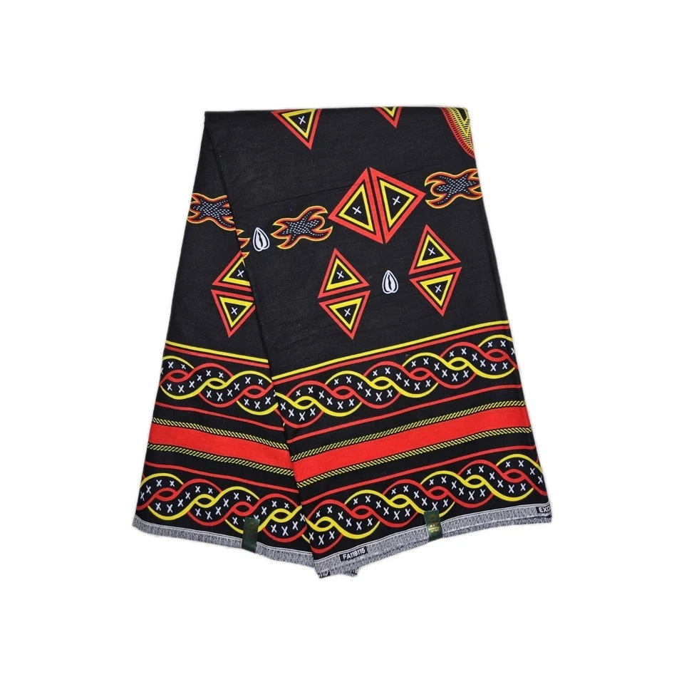 Bamenda African print fabric/100% cotton/Authentic Ndop fabric/Atoghu/6 Yards - Image 2 of 4