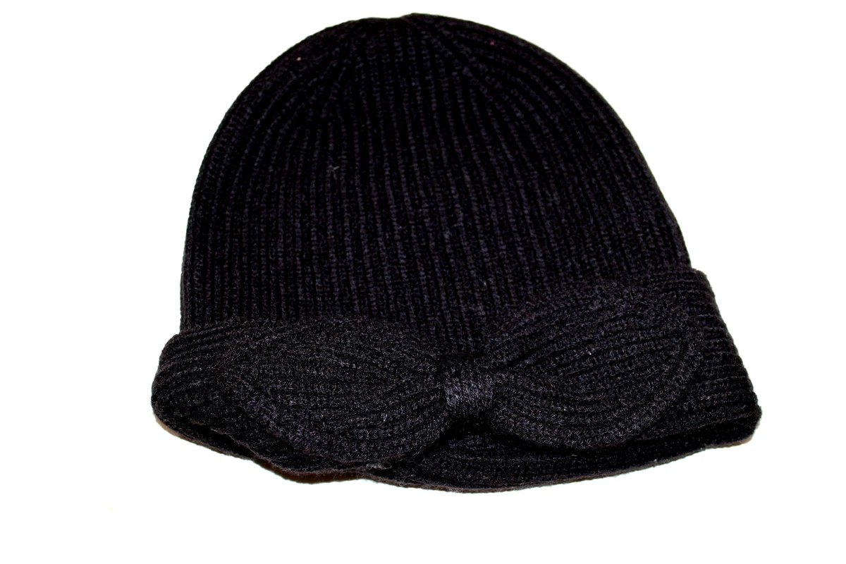 Kate Spade Beanie Hat Black Tinsel Knit Holiday Party Winter Outdoor Preppy Glam kate spade new york Casual Beanie Hats for Women for sale | eBay main image 2