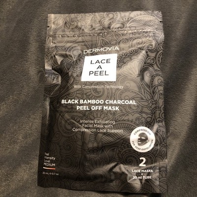 Dermovia Lace A Peel Compression Tech Black Bamboo Charcoal - 2 Peel Off Mask