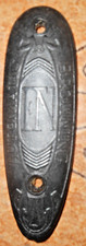 rare plaque de couche de fusil ancien FN AUTOMATIC BROWNING