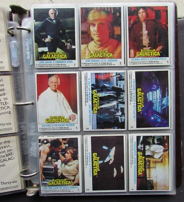 1978 Topps Battlestar Galactica Complete Card Set / Stickers & Wax