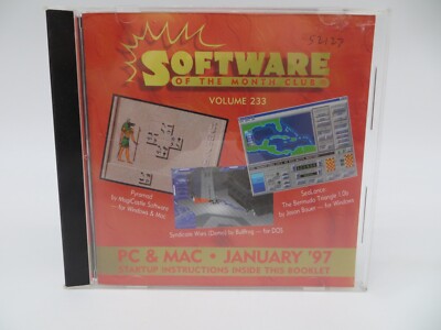 Software of The Month Club PC/MAC CD-ROM January 1997 Volume 233 Sea Lance
