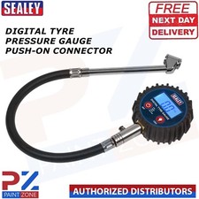 Sealey TST003 Digital Tyre Pressure Gauge with Push-On Connector