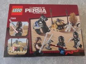 LEGO #7569 PRINCE OF PERSIA DESERT ATTACK, 1 BAG OPEN FIGURES INCLUDED, OPEN BOX