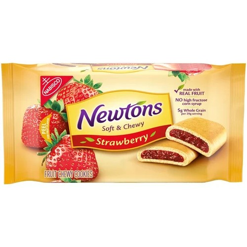 Newtons Soft & Fruit Chewy Erdbeerkekse, 10 Unzen Packung