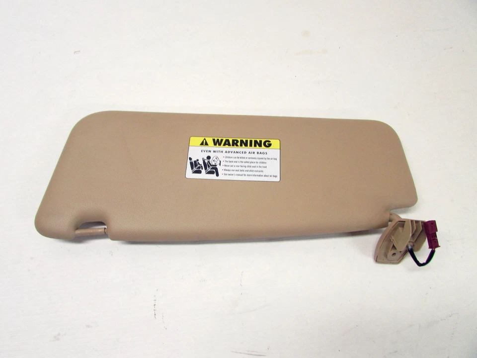 06 BMW 525XI PARASOL PARASOL PASAJERO DELANTERO DERECHO CUERO TOSTADO OEM 04 05 06 07  Foto 2 de 4