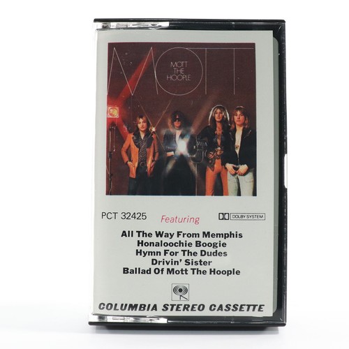 Mott by Mott the Hoople (Cassette Tape, 1973, Columbia) PCT 32425 PLAY TESTED