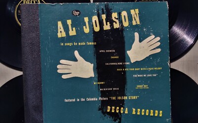 Al Jolson 78rpm Set Decca Records #A-469 In Songs He Made Famous