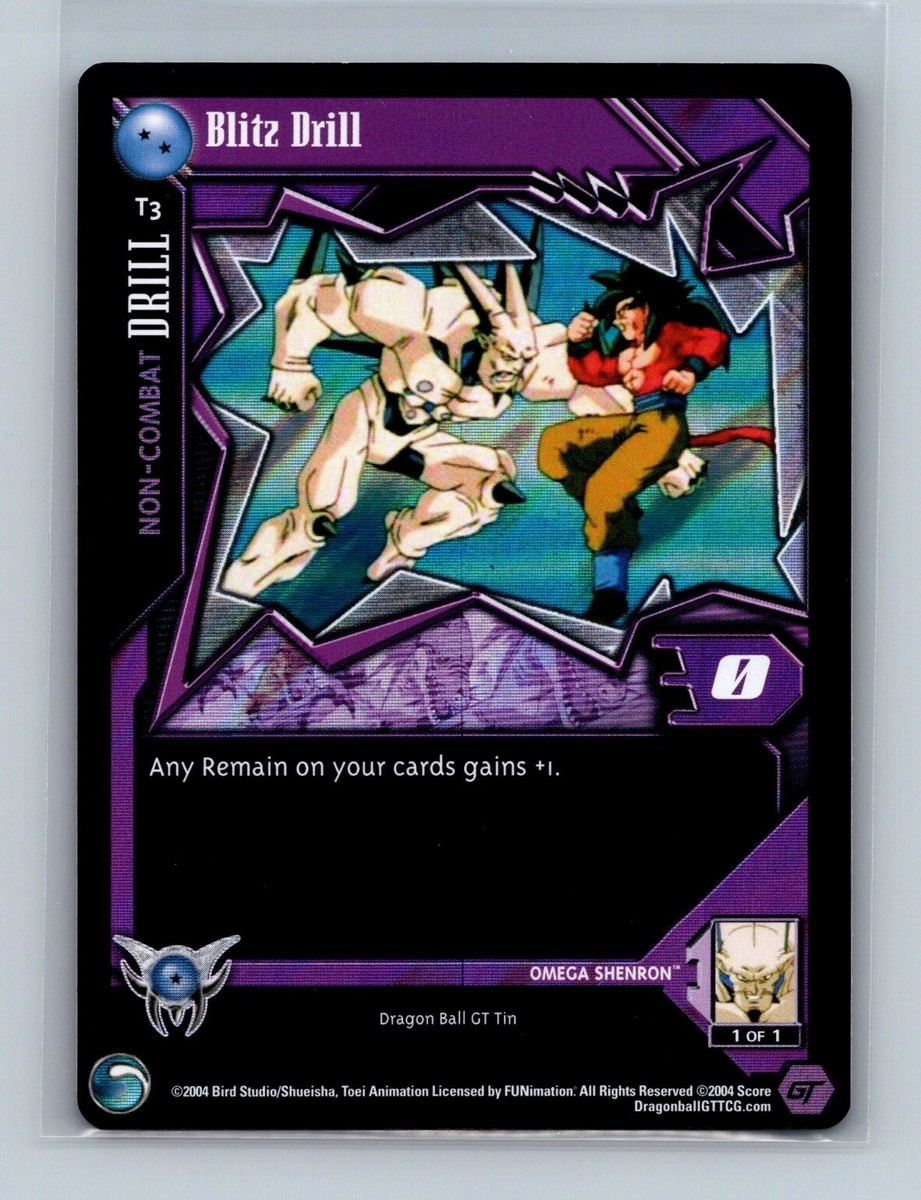 Dragon Ball GT TCG - Blitz Drill T3 - Foil Promo - Score Shadow