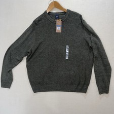 NWT Dockers Men's Easy Care Comfort Touch Crew Neck Sweater Moss Green XL