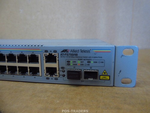 Commutateur WebSmart Allied Telesis AT-FS750/48 48 ports 10/100 Mbps - INCL R... - Photo 2/7
