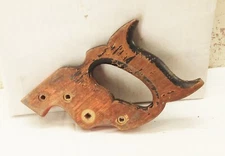 Vtg antique Disston hand saw wood handle 4 screw D-20 D-21 D-22 D-23 D series