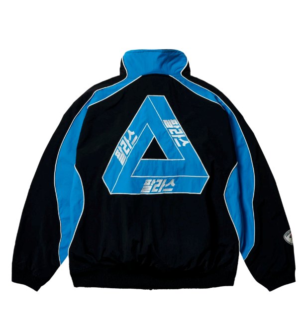 Palace Seoul 2 Seoul Track Jacket Black Blue 25SS 100