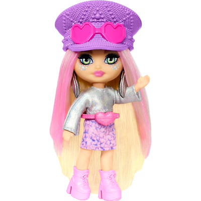 Barbie Pink/Blonde Hair Extra Fly Mini Minis Travel Dolls with Accessories