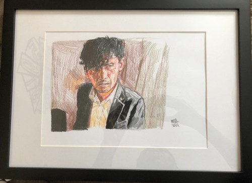 Hwang Jung-min pencil drawing - Picture 2 of 2