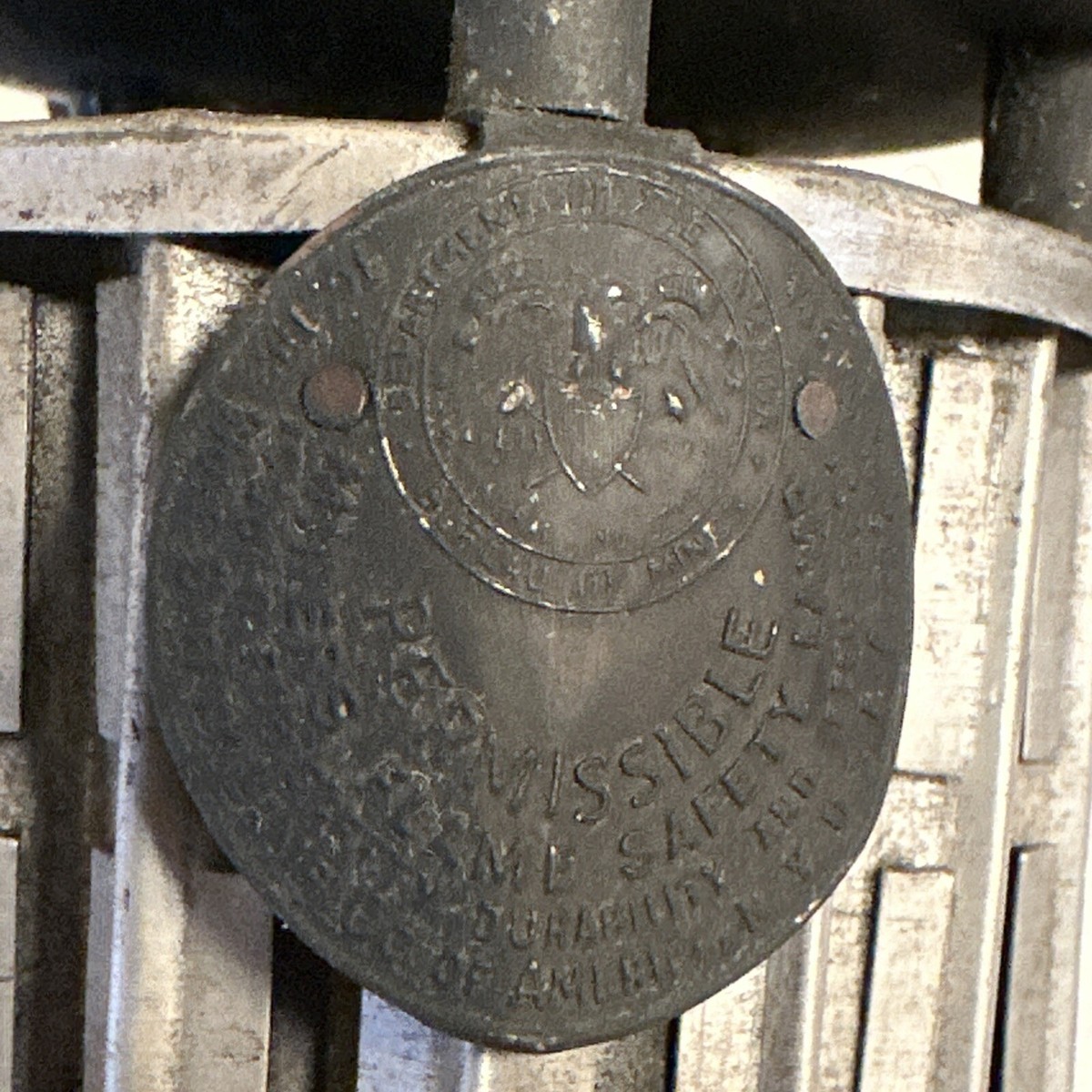 Coal Miner's Lantern Wolf Safety Mine Lamp w/ Orig Glass stamp