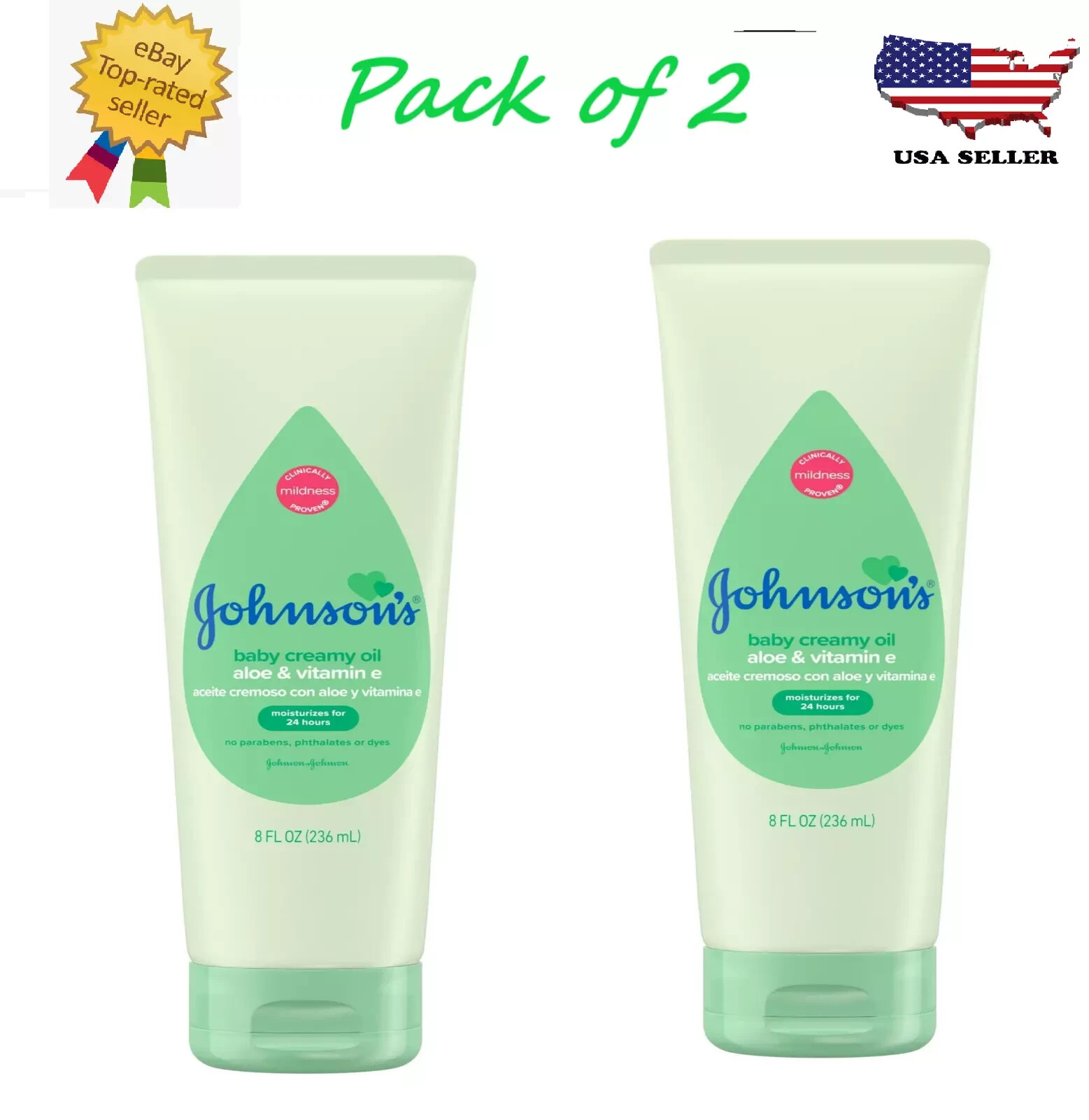 Johnson's Creamy Oil Baby Body Lotion With Aloe Vitamin E, oz