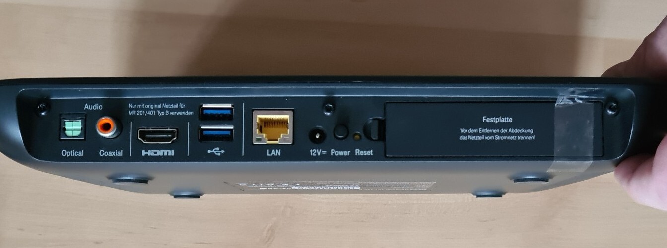 Media Receiver 401 Typ B Bedienungsanleitung Telekom Media Receiver MR401 Magenta UHD TV schwarz 500GB MagentaTV MR