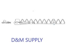 To fit Ford 501 14-94 complete sickle mower blade 7ft 260 259 175 176 257 258