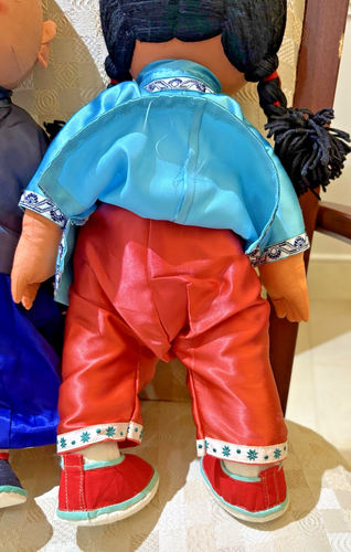 Michael Lee Chinese Micale Character Dolls 18" 401 & 15" 405 - 2 Dolls - Picture 10 of 17