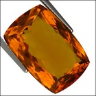 18.14 Ct Natural Honey Quartz Gemstone Honey Brown Color Cushion Cut — photo 2