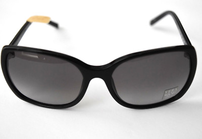 Vera Wang Authentic Black Gray Square V99 BK 54-17-130 Oversized Sunglasses