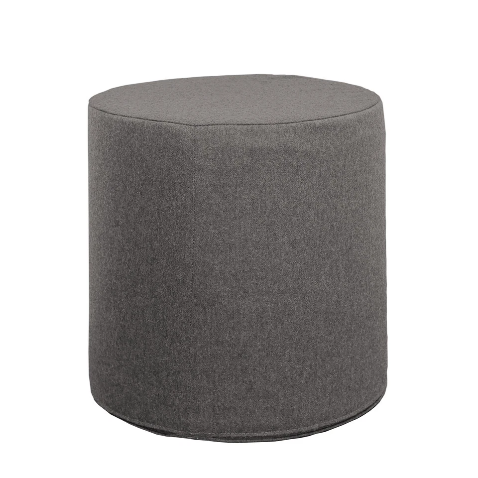 Akustik Sitzhocker Sitzwürfel Hocker Rund Absorber Büro Wohnzimmer Wollfilz - Bild 3 von 4