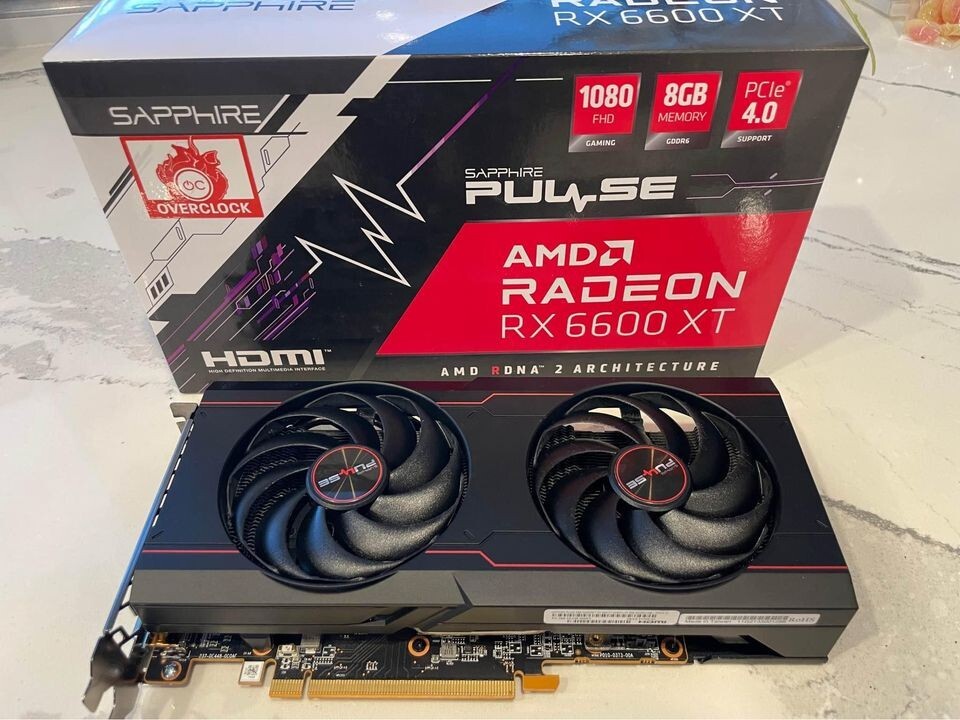 Used SAPPHIRE PULSE AMD Radeon RX 6600 XT GDDR6 8GB Gaming