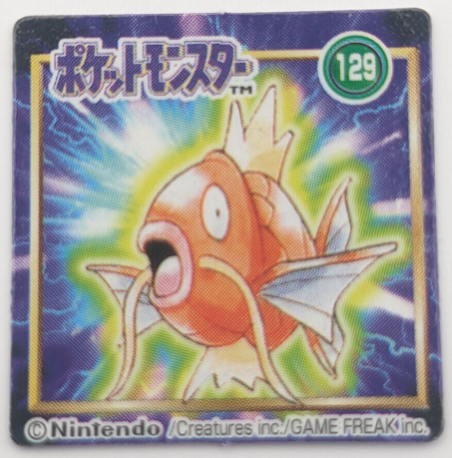 Magikarp 129 Pokemon Bros Card mini Game Boy Nintendo 1997 Vintage