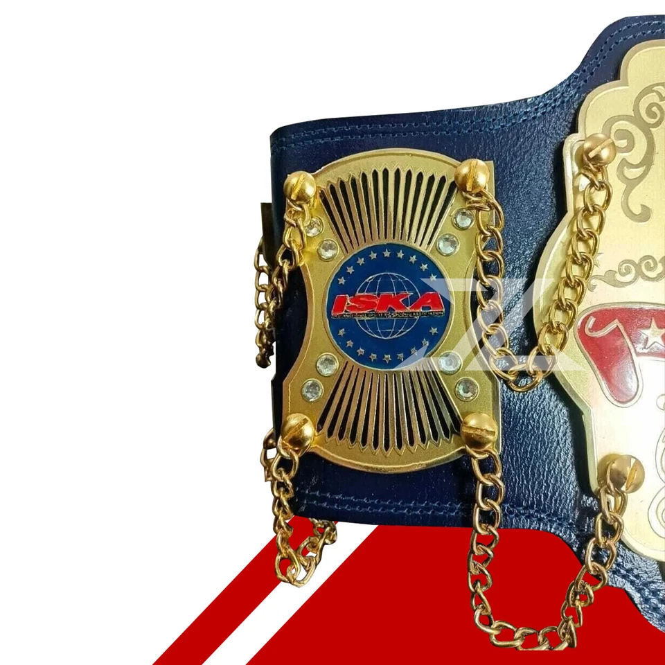 Cinturón Campeonato Mundial ISKA International Sport Kickboxing Association Adulto Foto 3 de 4