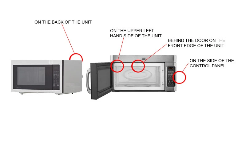 Magnetrón de repuesto para GE OM75P (10) ESGN PS10054901 WG02F05628 por pieza OEM MFR Foto 4 de 4