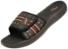 NORTY Men's Fashion Beach, Pool, Casual, Shower Adjustable Strap Slide Sandal