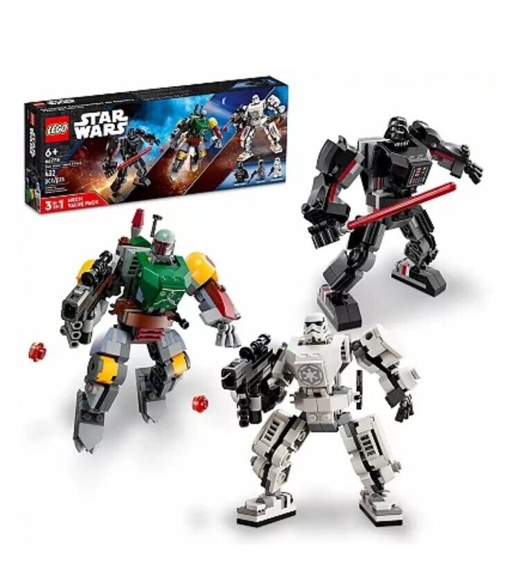 Lego Star Wars Mech 3-Pack 66778 - Darth Vader, Boba Fett & Stormtrooper Lego Star Wars Mech 3-Pack 66778 - Darth Vader, Boba Fett & Stormtrooper