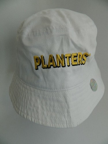 Planters Peanuts White Bucket Hat by Direct Caps