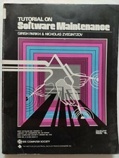 Book Tutorial On Software Maintenance Girish Parikh Zvegintzov 0818600020