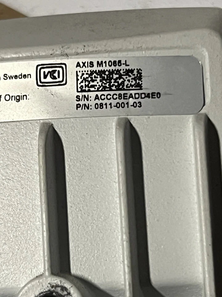 Cámara de red AXIS M1065-L - Probada funcionando Foto 3 de 3