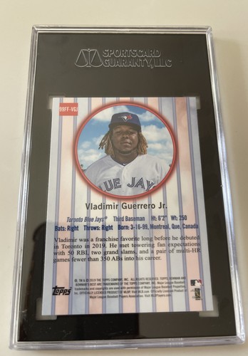 2019 Bowman's Best VLADIMIR GUERRERO JR. RC 1999 Franchise Favorites SGC 10 - 第 2/3 張圖片