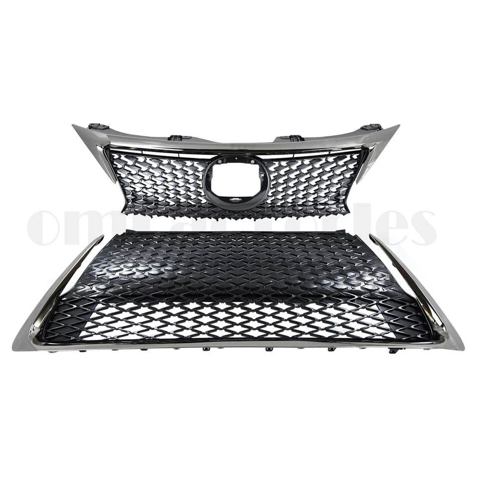 For 2014-2017 Lexus CT200H F-SPORT FRONT BUMPER GRILLE WITH CHROME TRIM MOLDING Foto 2 de 4