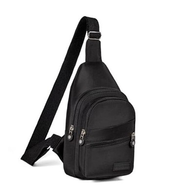 Small Sling Bag for Women, Sling Backpack Daypack Fanny Pack Crossbody Black