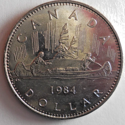 1984 CANADA DOLLAR - STANDARD TYPE - AU/UNC PROOF LIKE Coin - Lot M10