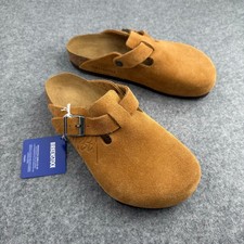 Birkenstock Stussy Boston Caramel Clogs Women's shoes Brand-new and Box