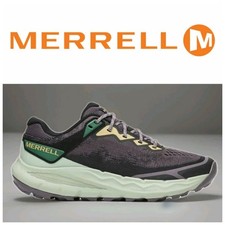 NUOVO Uomo (SCEGLI TAGLIA) MERRELL Nova 4 Trail Runner Fossil. J068411 VERDE/GRIGIO