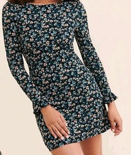 Free People Say Hello Women’s XS Dress Ditsy Floral Flirty Wedding Guest Party