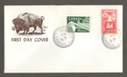 Canada first day cover,   Lecner Buffalo Cachet, 1956 Paper& chemical [722