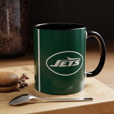 mug new york jets fc, cup football club, tazza sc, nfl size 11oz