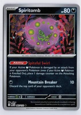 Spiritomb - MEG #087/132 ME01: Mega Evolution Reverse Holofoil NM