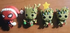 Lot Of 4 Funko Marvel Advent 2022 Figures Mini Pocket POPs Groot Christmas