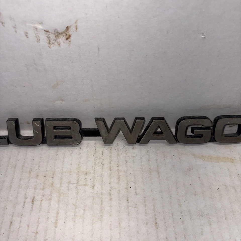 Emblema Club Wagon 1989 1990 1991 Ford Econoline Van E150 E250 E350 insignia moldura R Foto 3 de 4