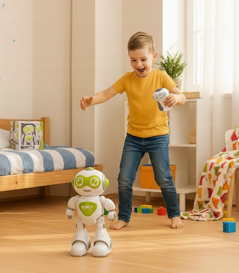 Interaktiver Ferngesteuerter Roboter mit Licht und Soundeffekten Tanzender RC - Bild 3 von 4