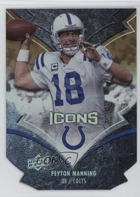 2008 Upper Deck Icons Silver Die-Cut /150 Peyton Manning #41 HOF 0f6
